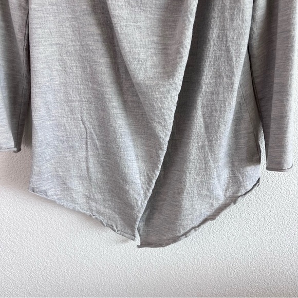 SABA Little Karlie Cardigan in Grey Marle Merino Wool - Picture 4 of 13